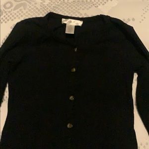 Black buttoned long sleeve
